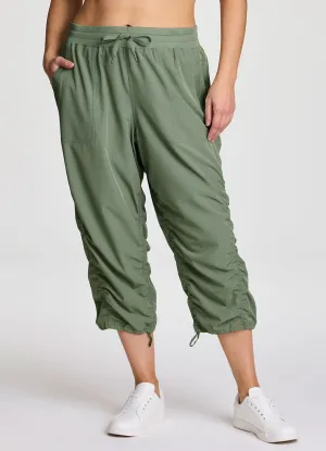 Flexible Waistband Plus Lumen Lightweight Capri Pant