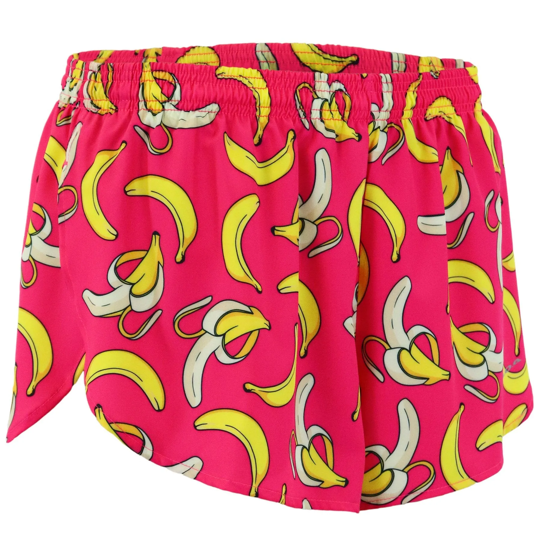 Women's Printed 1" Elite Split Shorts - Gone Bananas All Season Chill Style