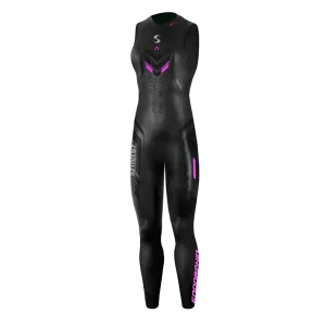 Women's Endorphin Sleeveless Triathlon Wetsuit Taped Seam Architecture Free Movement Design