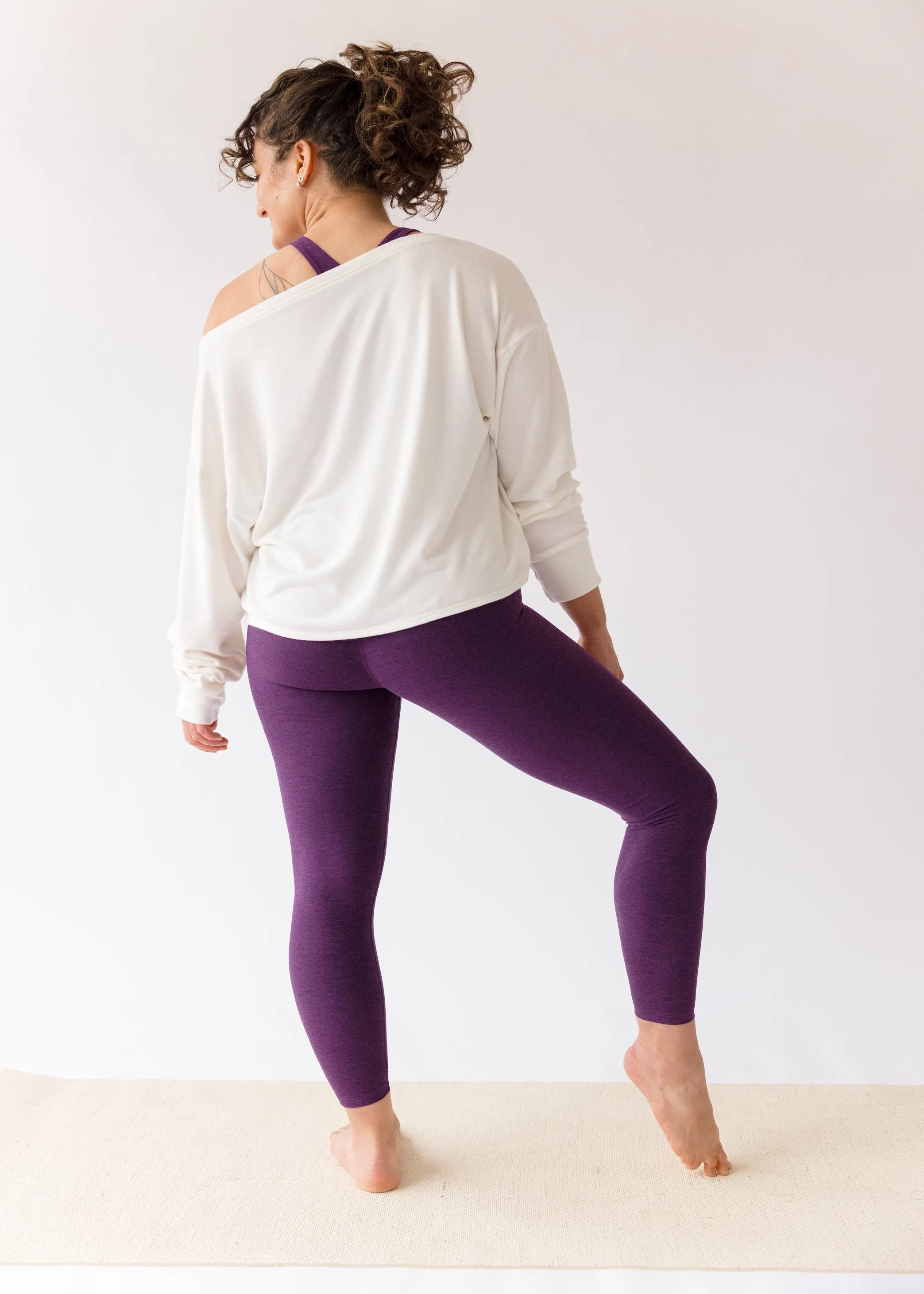 Let Loose Pullover - Fresh Snow OekoTexCertified Seamless Design