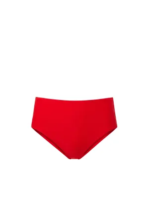 Adjustable Straps Long Last Shape Classic Midrise Bottom Cherry Red