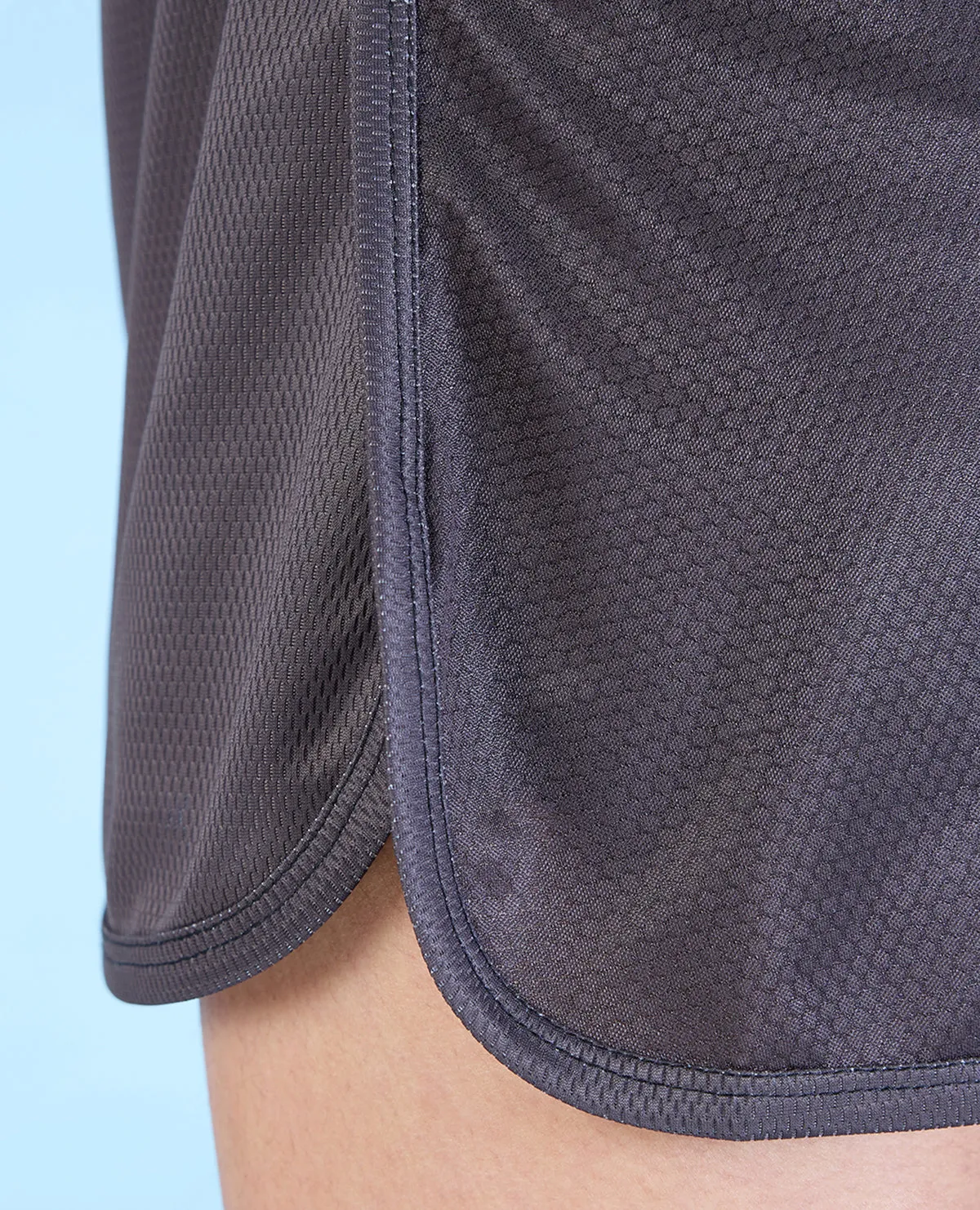 Quick Release Fastener Airy Swing Skort Grey