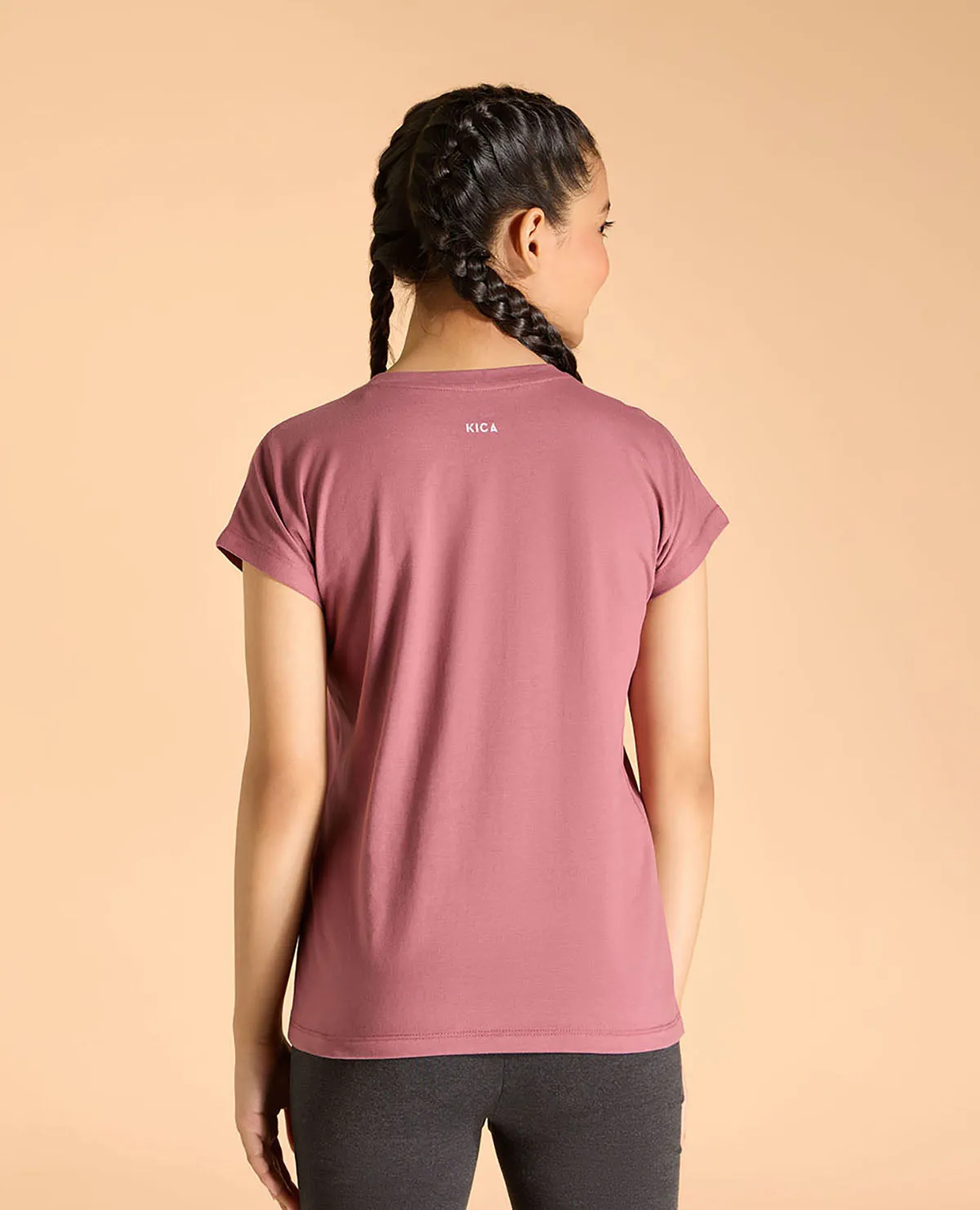 Cotton Printed Top For Girls Reinforced Hemline Non-toxic