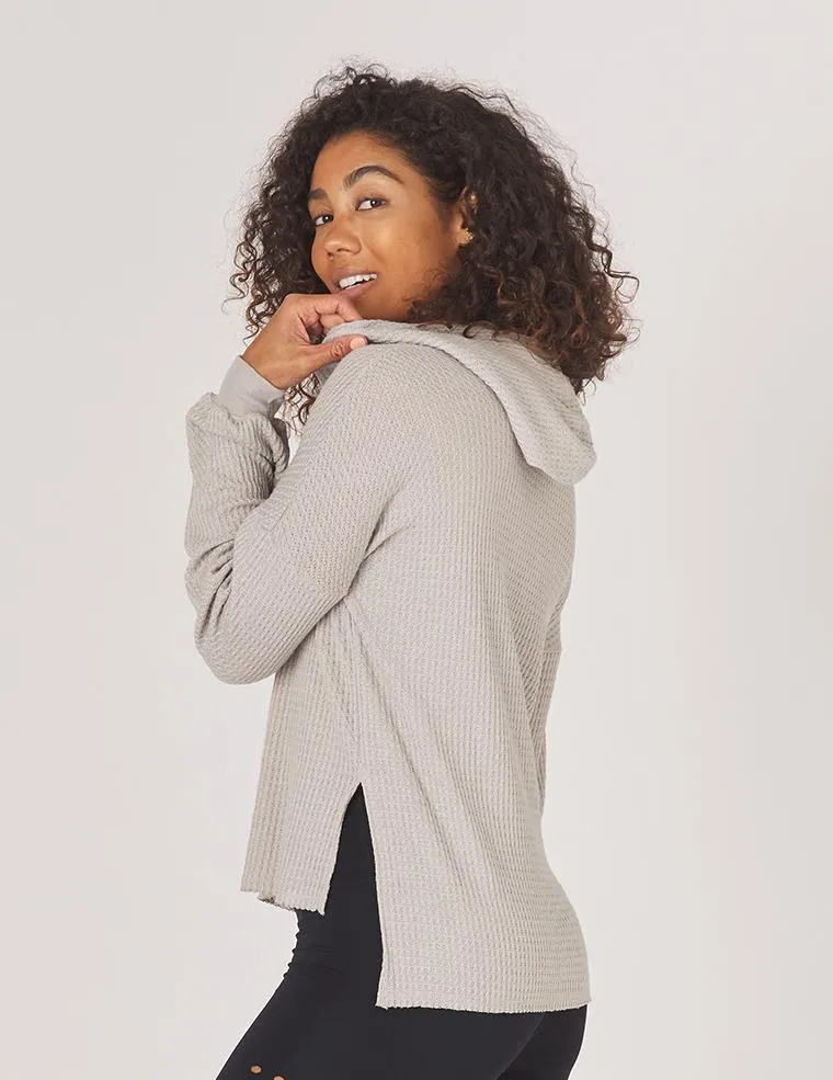 product casual elegance factor Glyder Rush Long Sleeve Hoodie Sweatshirt - Sand