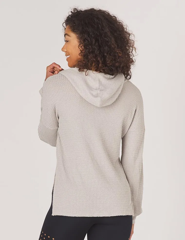 Minimal Comfort Urban Comfort Glyder Rush Long Sleeve Hoodie Sweatshirt - Sand