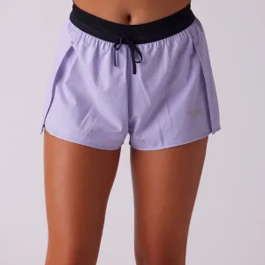 Summer Mood Street Fashion Women's Pace 2" Lined Full Split Short - Lilac
