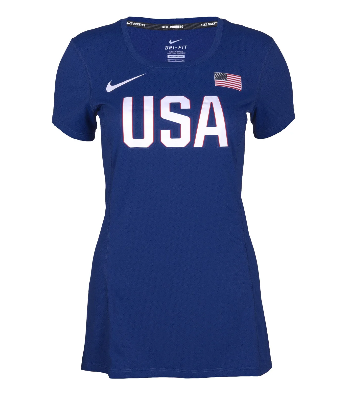 Washable fabric insulated Nike USA Women's Official Rio Team Warm Up Tee