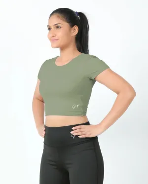 Stylish Look DareGlam Crossover Crop Top - Confidence in Style