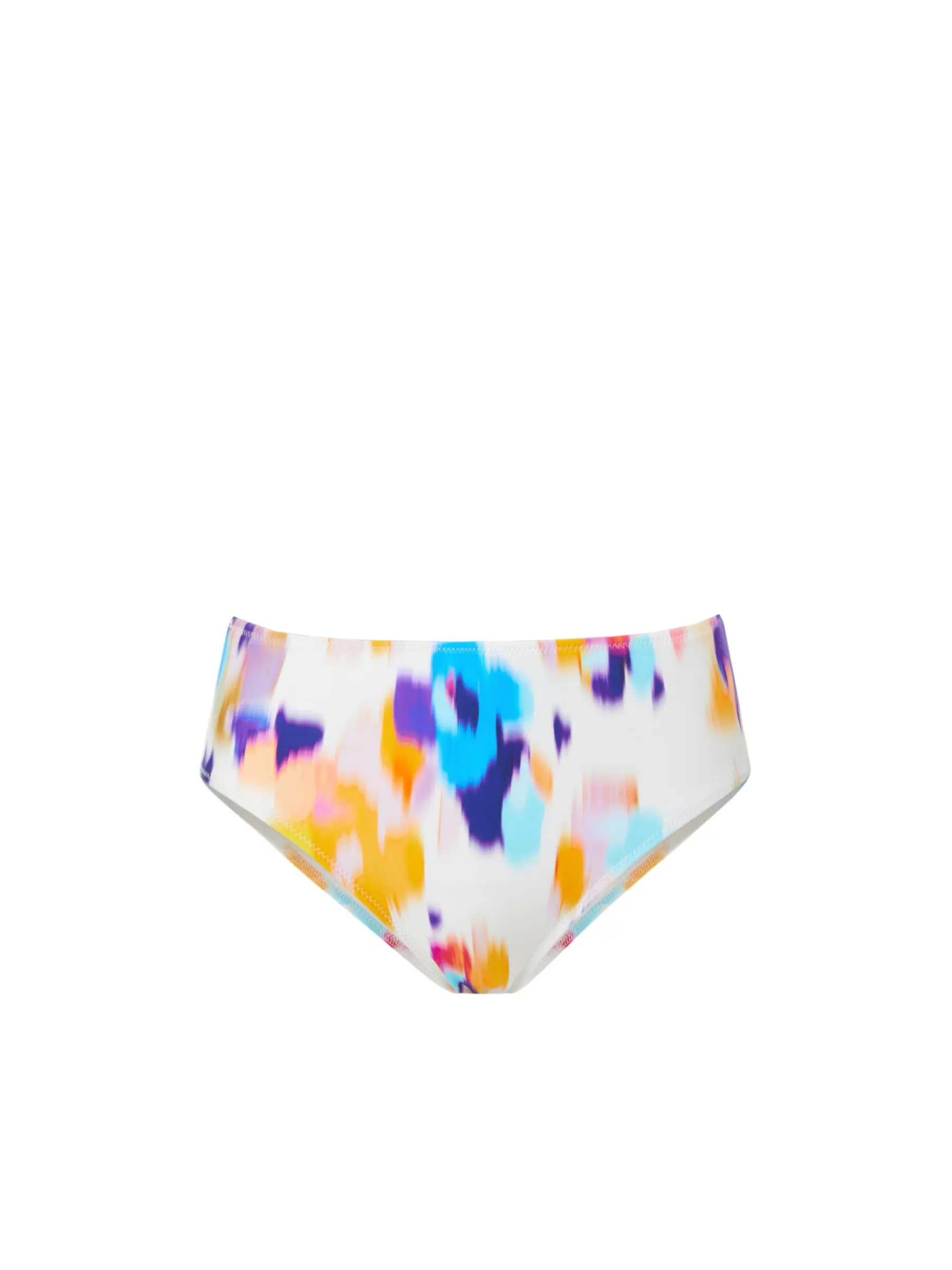 Classic Midrise Bottom Floral Ikat Stretchable Waistband