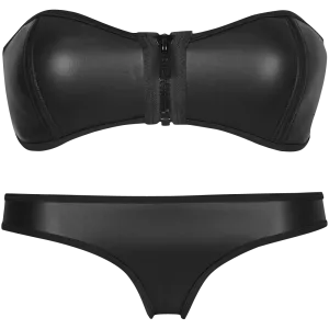 Tummy Control Panel Non Irritating Tags Pandolah Luxury Zip Top Diving Suit Neoprene Bikini Set