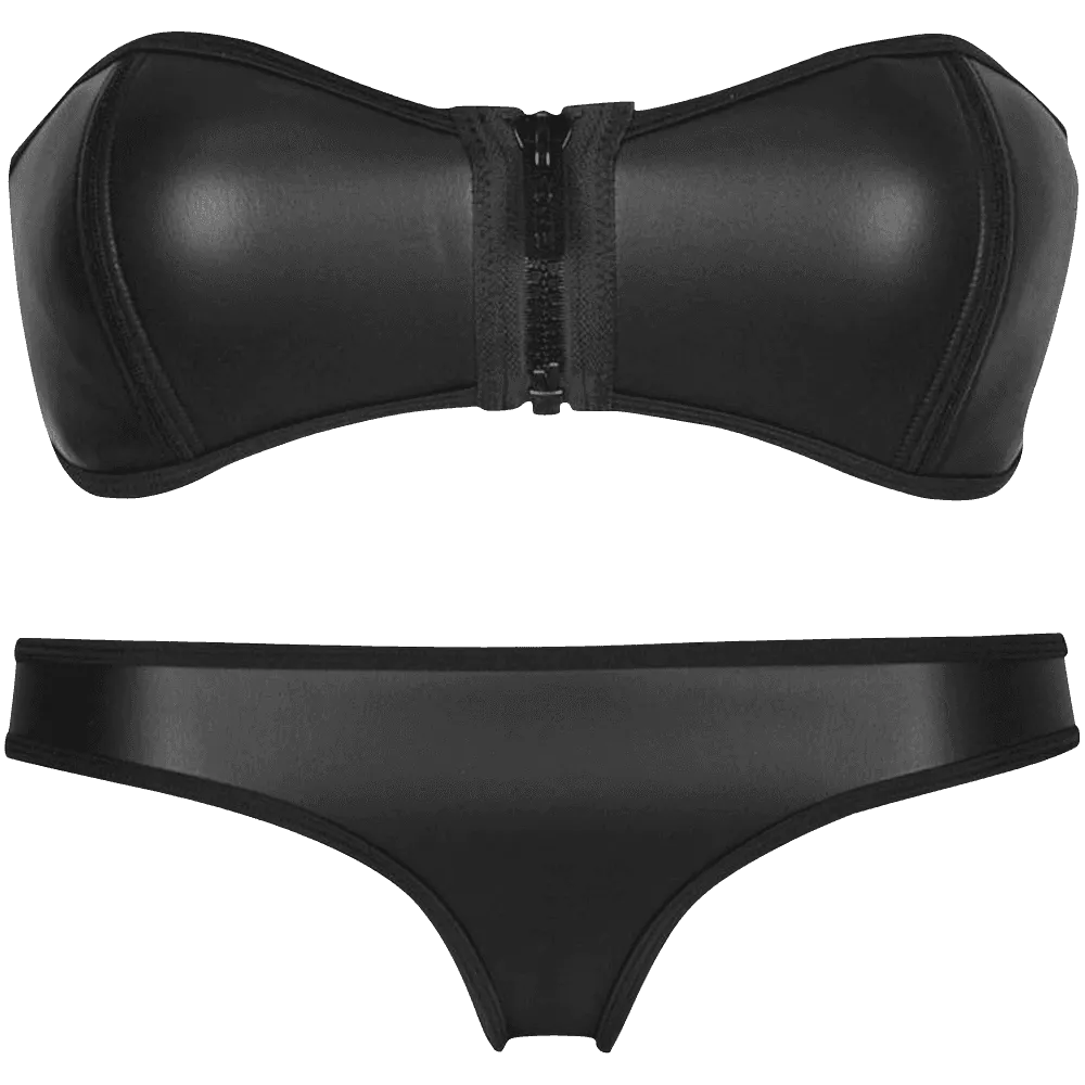 Pandolah Luxury Zip Top Diving Suit Neoprene Bikini Set Day Off Light Ease