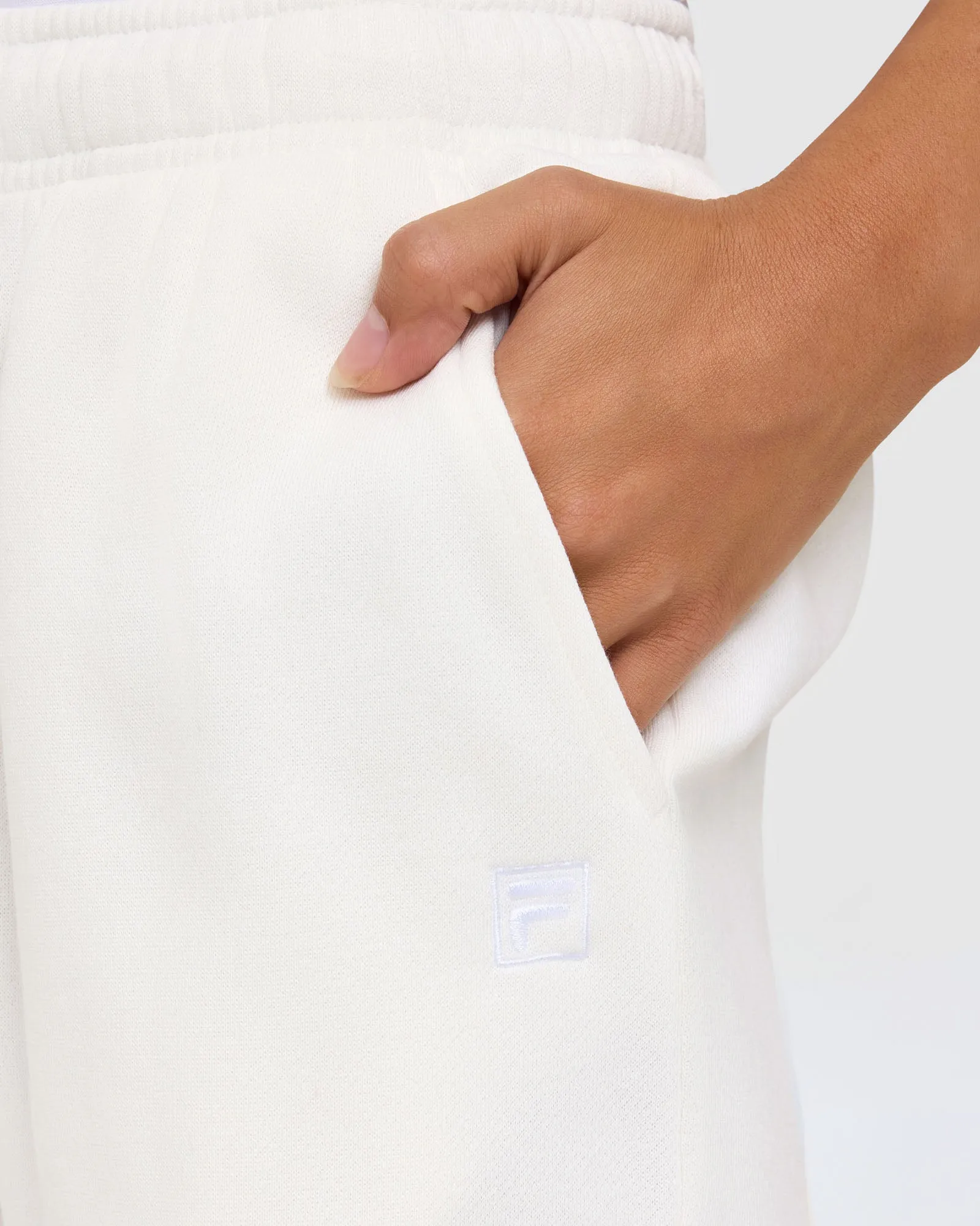 Bi Stretch Fabric Detachable belt Fila Women's Isabella Coconut Trackpants