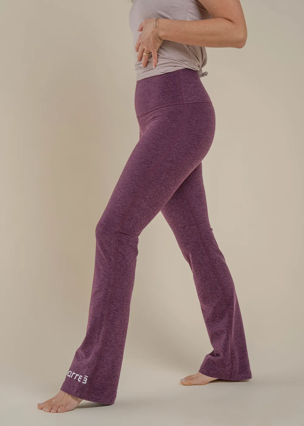 All-Season Wear AllSeasonWear High Waisted Practice Pant - Eggplant Heather