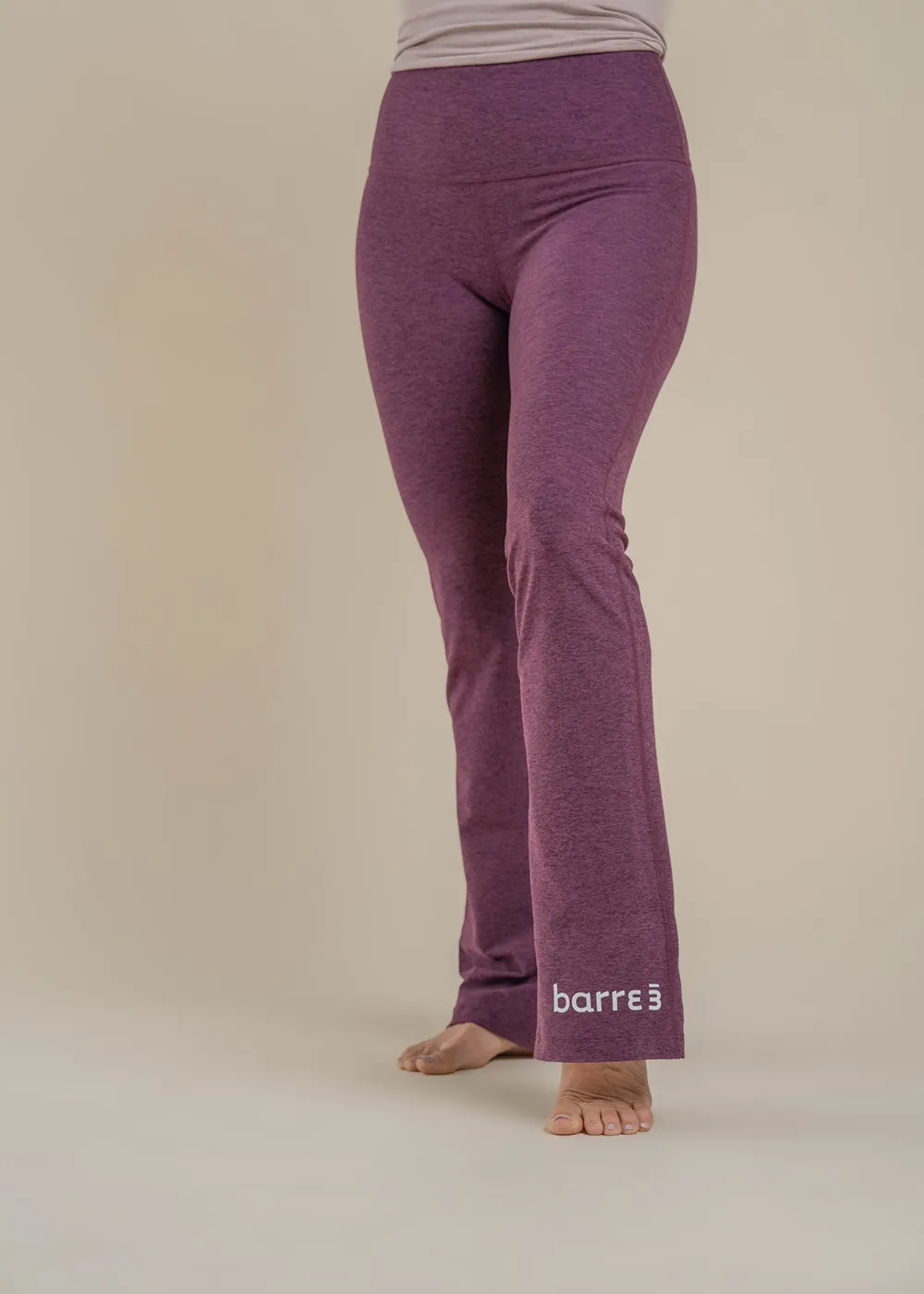StaticFreeLining High Waisted Practice Pant - Eggplant Heather