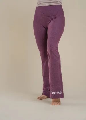 WrinkleFreeTexture High Waisted Practice Pant - Eggplant Heather