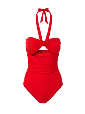 Waterproof Lining Ella One Piece Cherry Red