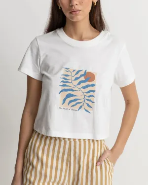 Fern Vintage Crop Crew T-Shirt baby shower