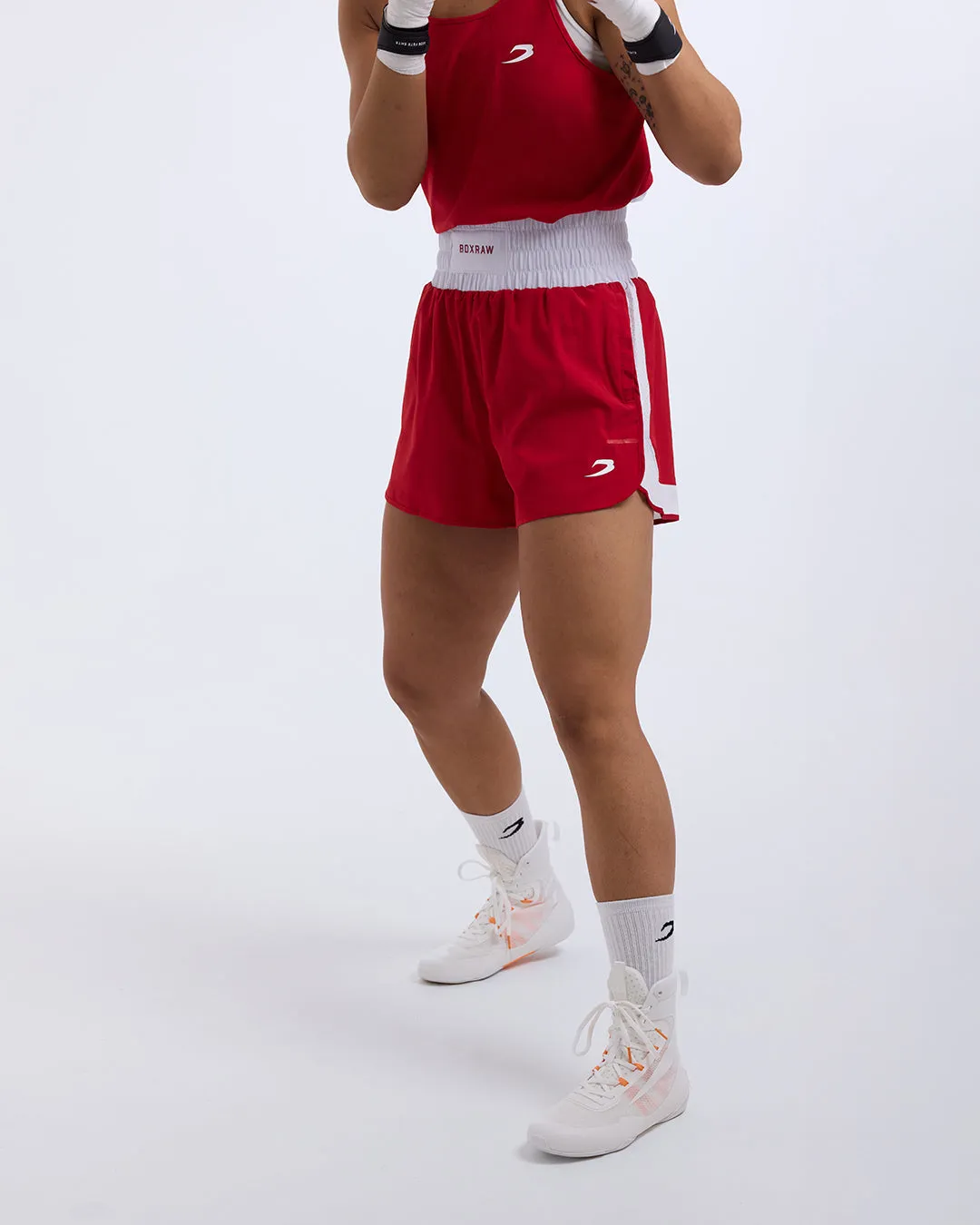 Stevenson Shorts 2.0 - Red/White Street Ready