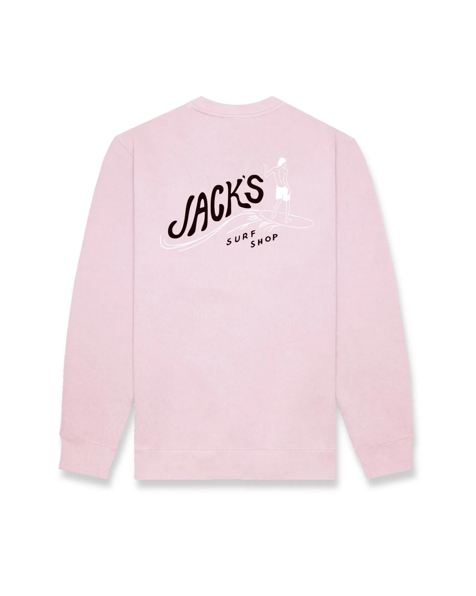 Fresh Minimal Unisex Comfort Bobber Summer Series Crewneck Sweatshirt - Pink