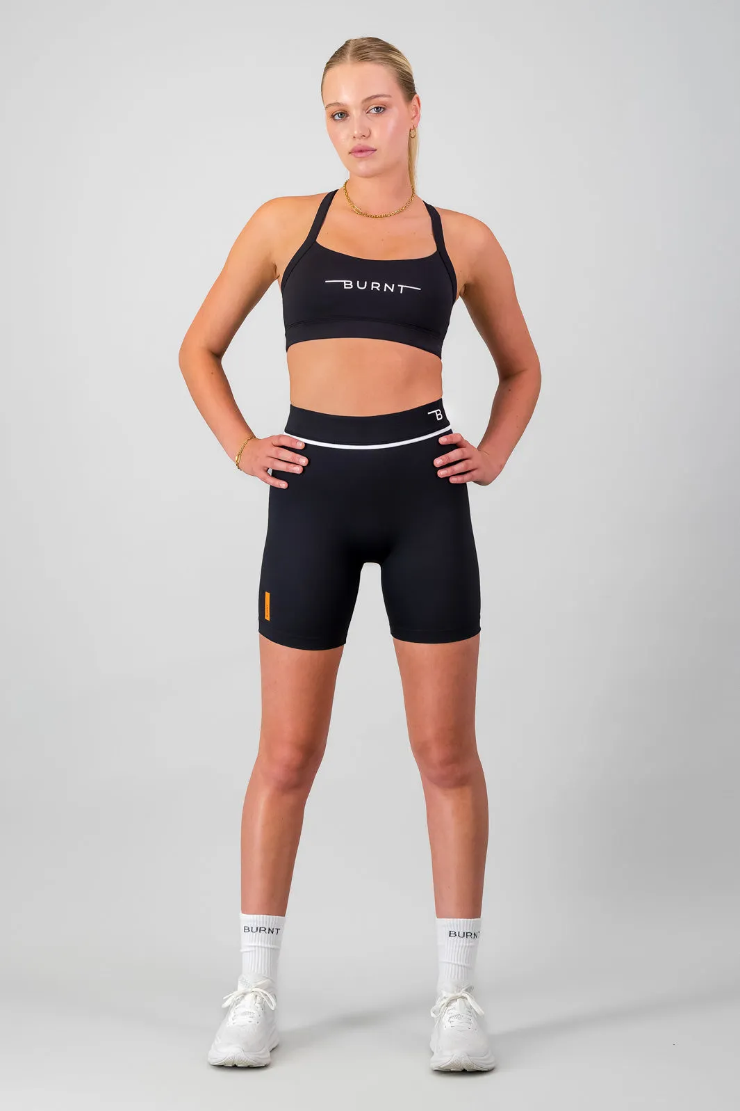 Rubberized Waist Grip Stride Short