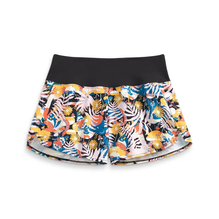 The North Face Printed Arque 3" Short Womens Yarn Dyed Pattern dancewear