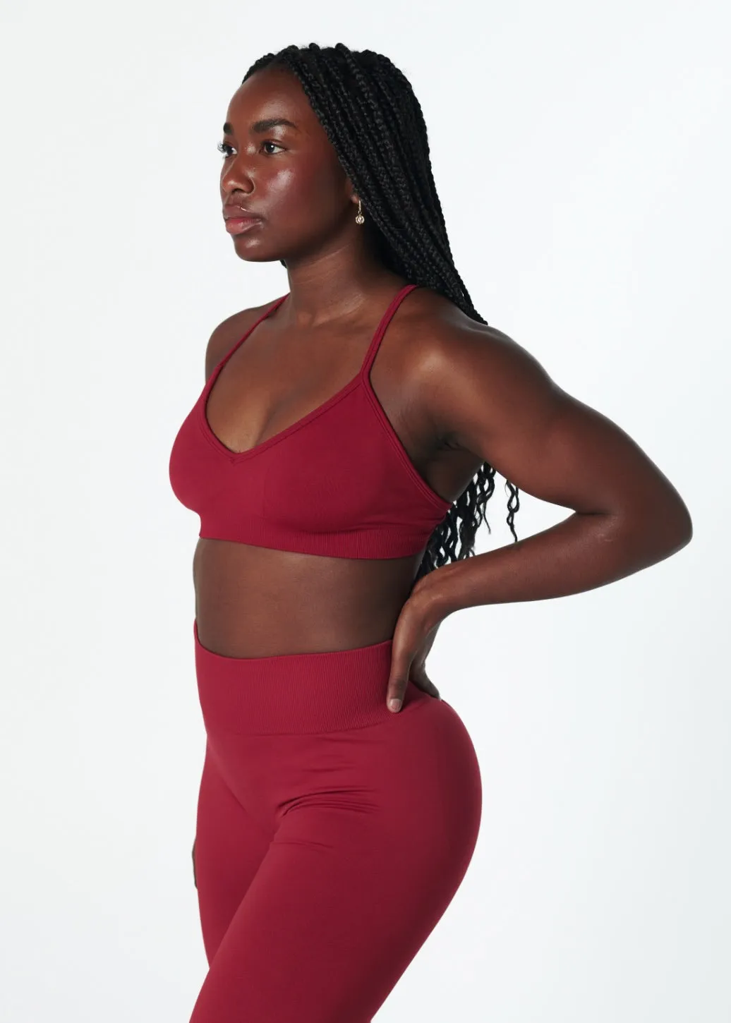 Tight fit seams SIGNATURE BRA - CHILLI
