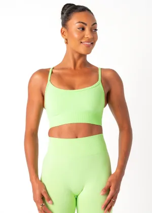 Elastic Fabric Anti-static seams SUPPORT MINI BRA - KIWI