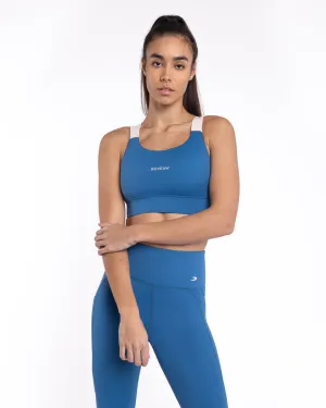 Post Workout Recovery Design Alicia Sports Bra - Blue