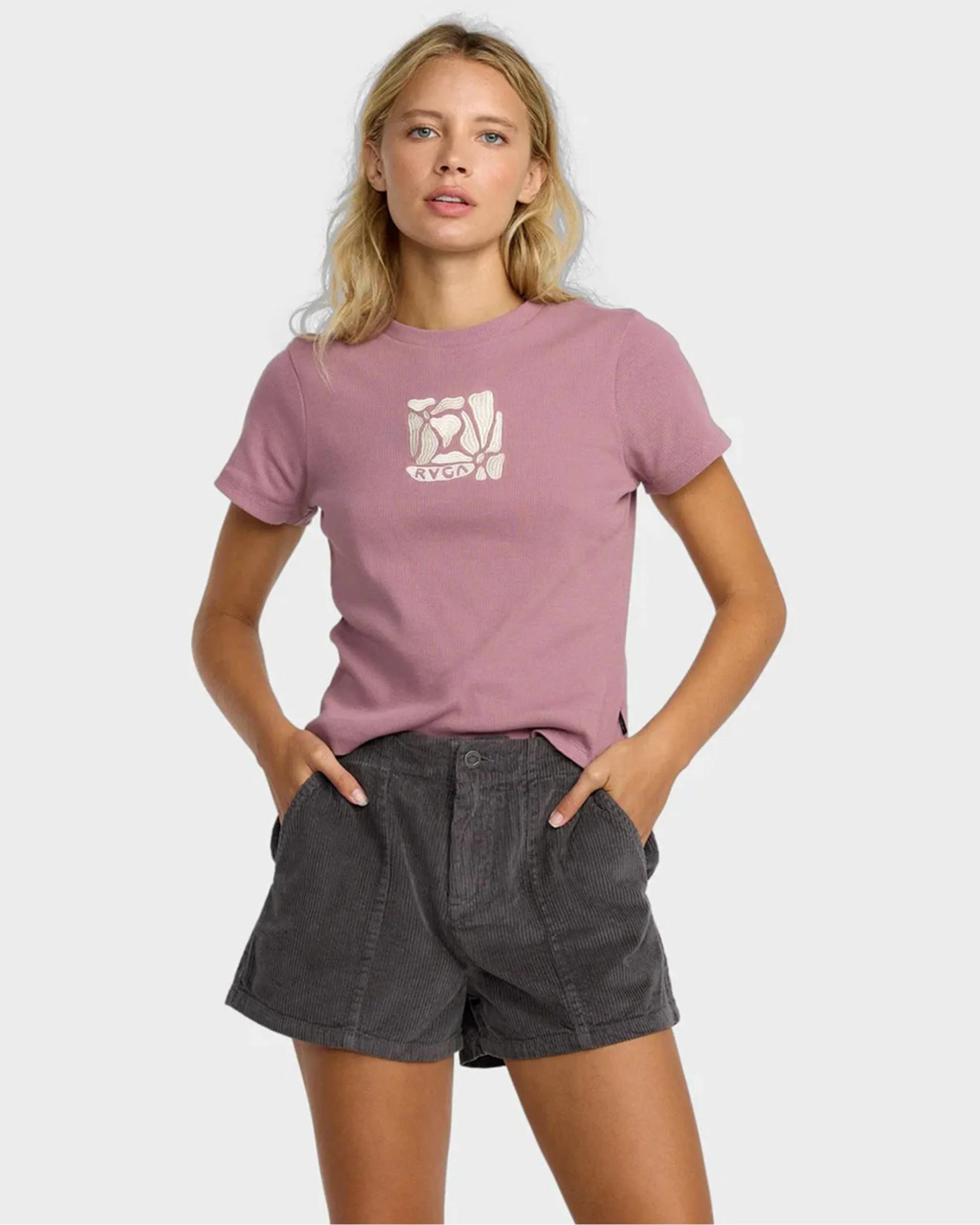 Daylight Elastic Waist Corduroy Short - Gravel Snag Free Material Friction Reducing Lining