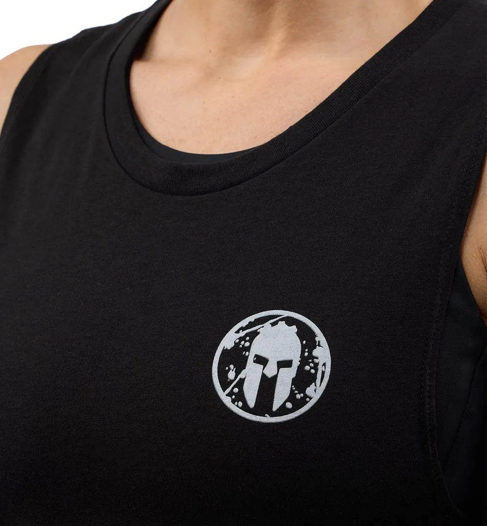SPARTAN Stacked Logo Tank - Women's Holiday Glow
