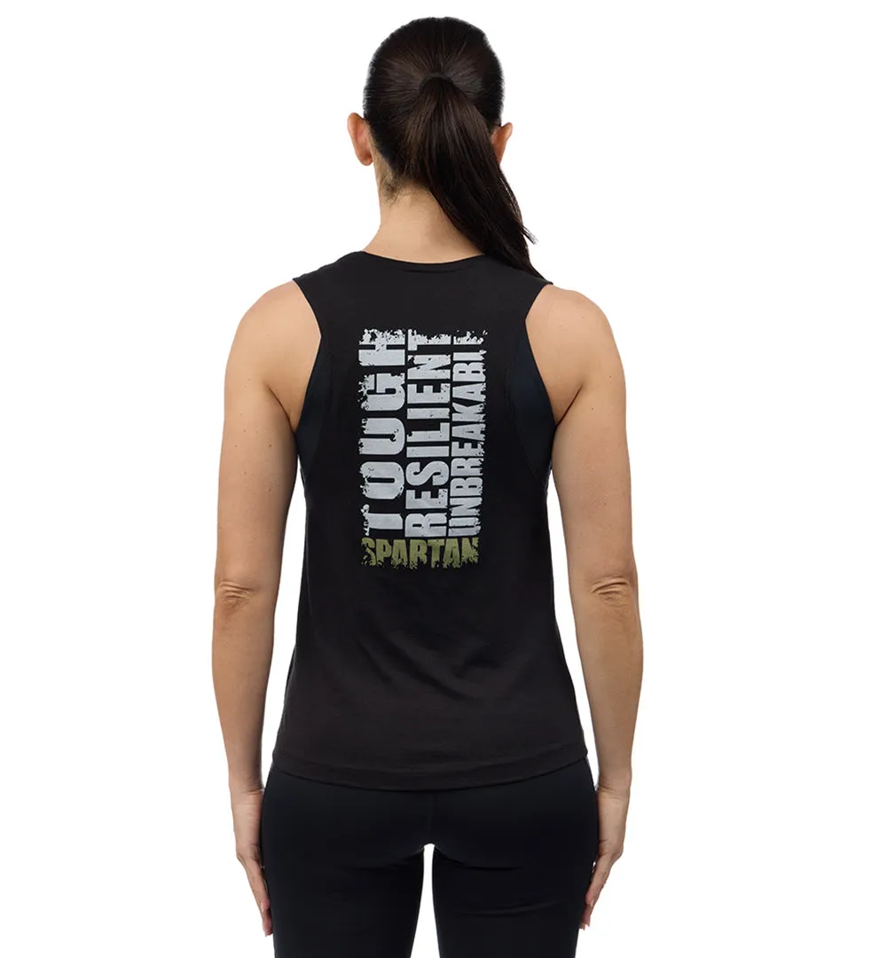 SPARTAN Stacked Logo Tank - Women's Magnetic Closure Comfort sleepwear