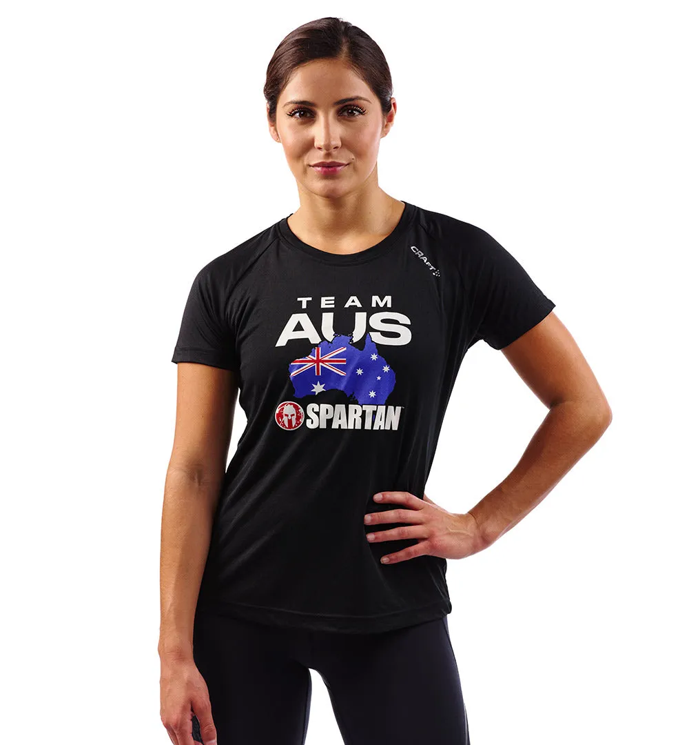 Moon Beam SPARTAN Australia Team Tee - Women's
