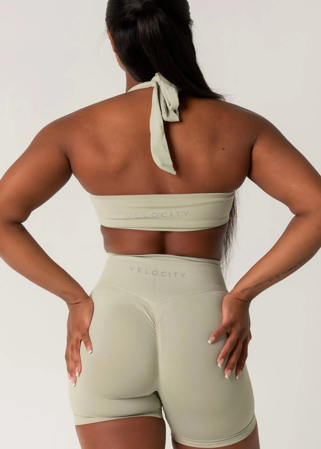 teen clothing Smooth Underwear ULTIMATE SEAMLESS HALTER - SAGE
