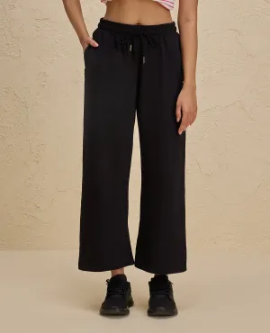 Nykd By Nykaa Summer Essential Comfort Cotton Terry Lounge Pants -NYLE606-Jet Black Functional Comfort Wear Comfortable fit