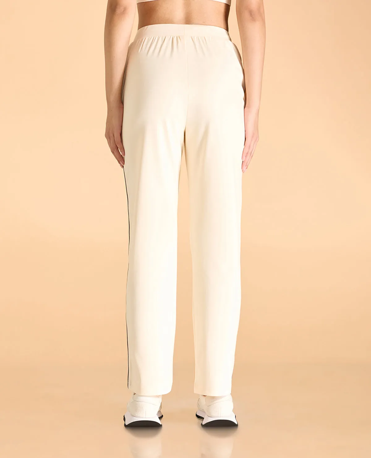 Fade Resistant Dye Second SKN Solid Workout Pants For Women