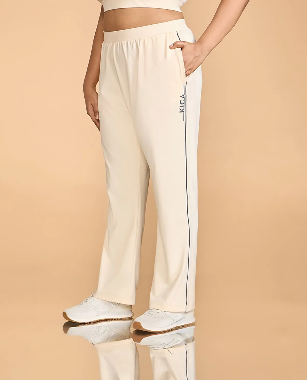 Second SKN Solid Workout Pants For Women Comfortable Fit Wear Stylish Waistband