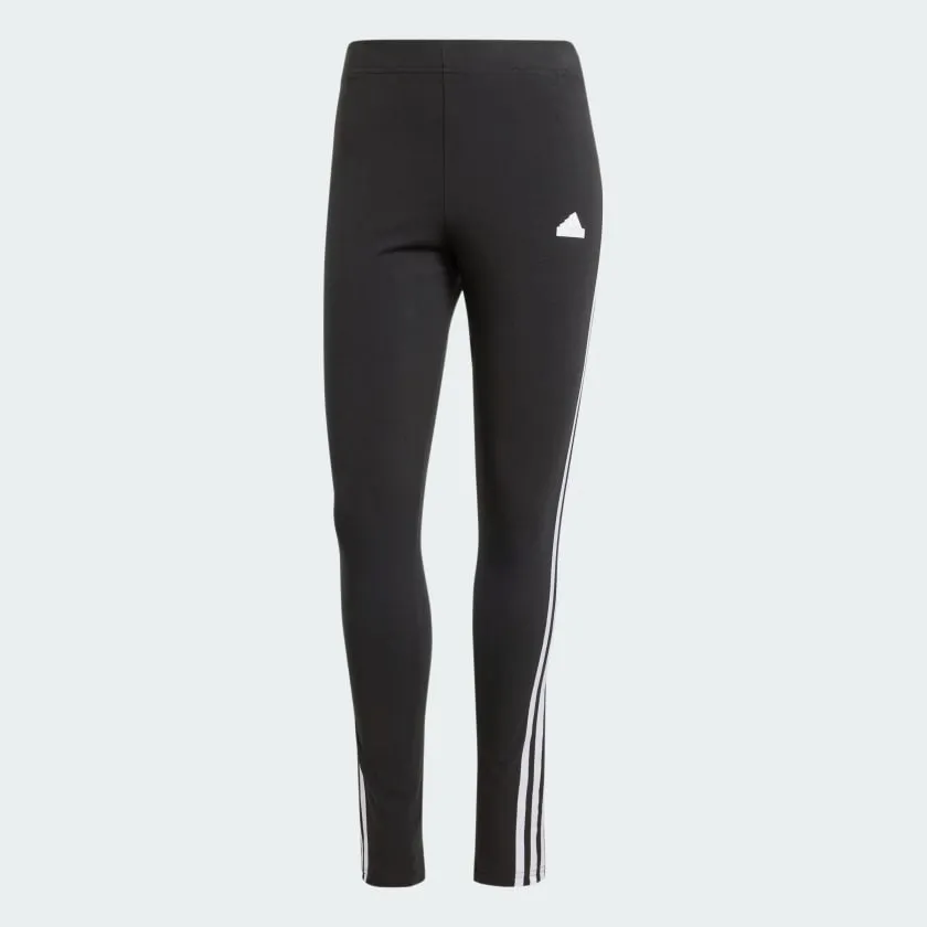 Adidas Women's Future Icons 3 Stripes Black Tight Reinforced Stitching