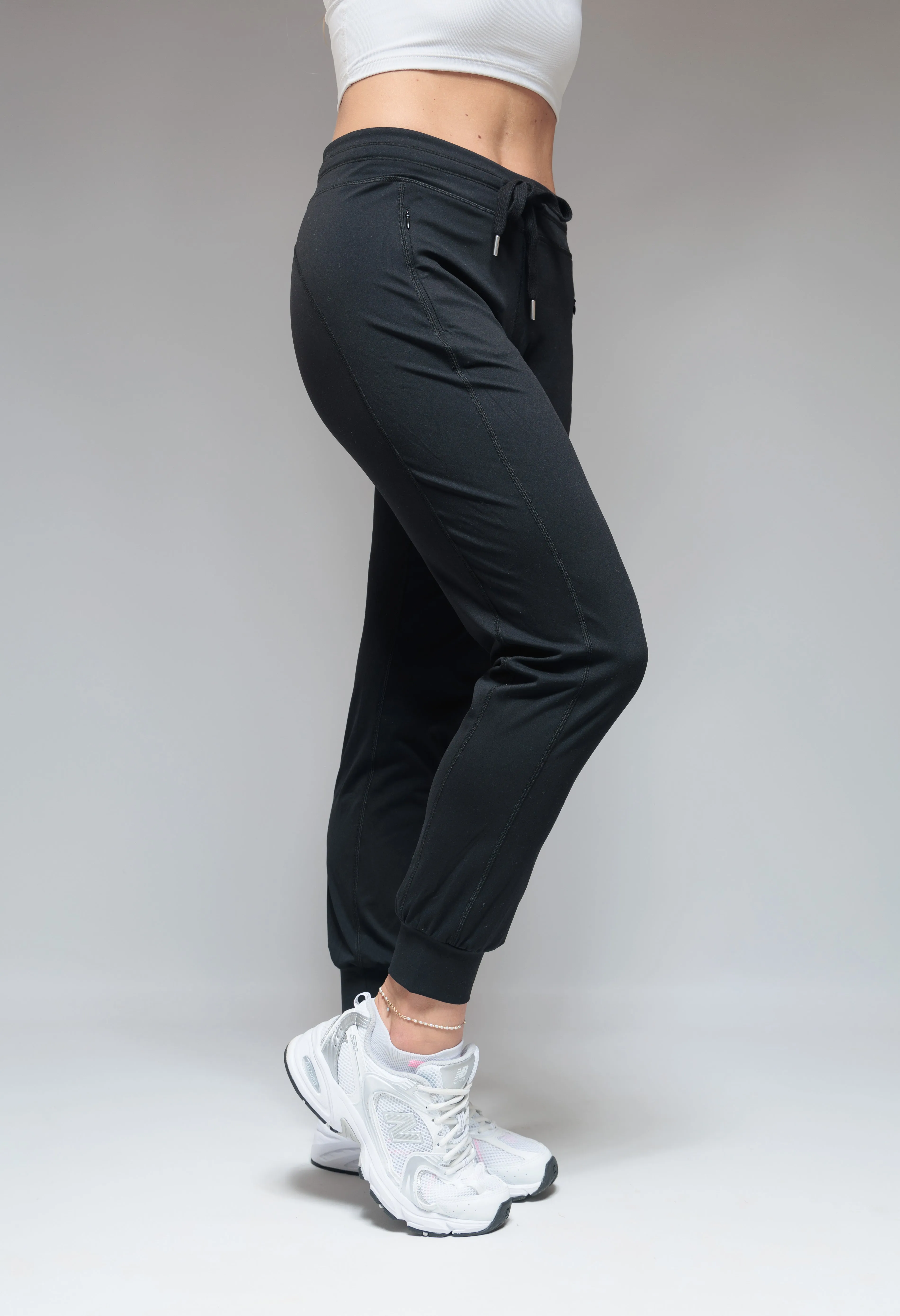Soft Comfort Fit Wrinkle Resistant Eco Shopper DBS Black Joggers