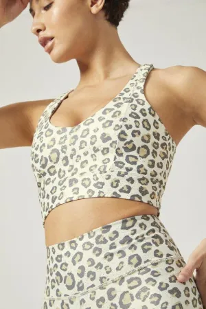 Moth-resistant Wear It To Heart Irene Bra - Wild Cheetah White Sports bra alternative
