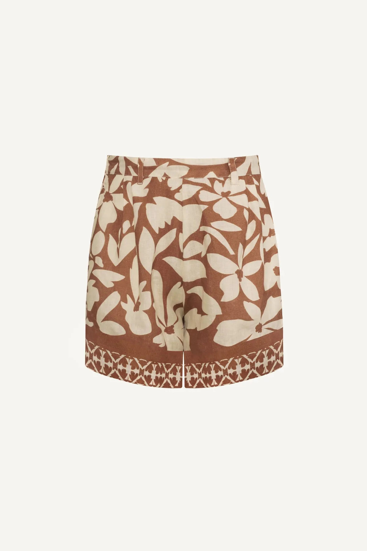 The Getaway Short - Desert Flower EcoLinen tank top
