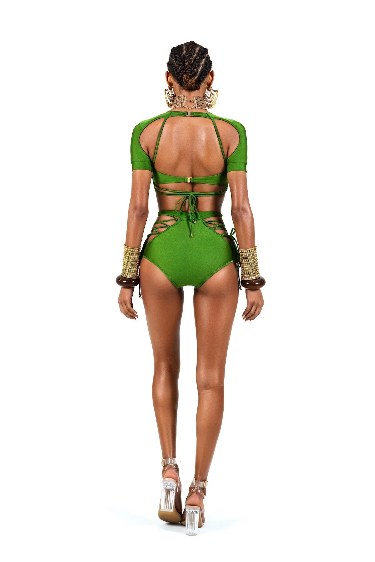 Loose Thread Stretchable Waistband AOKI TOP