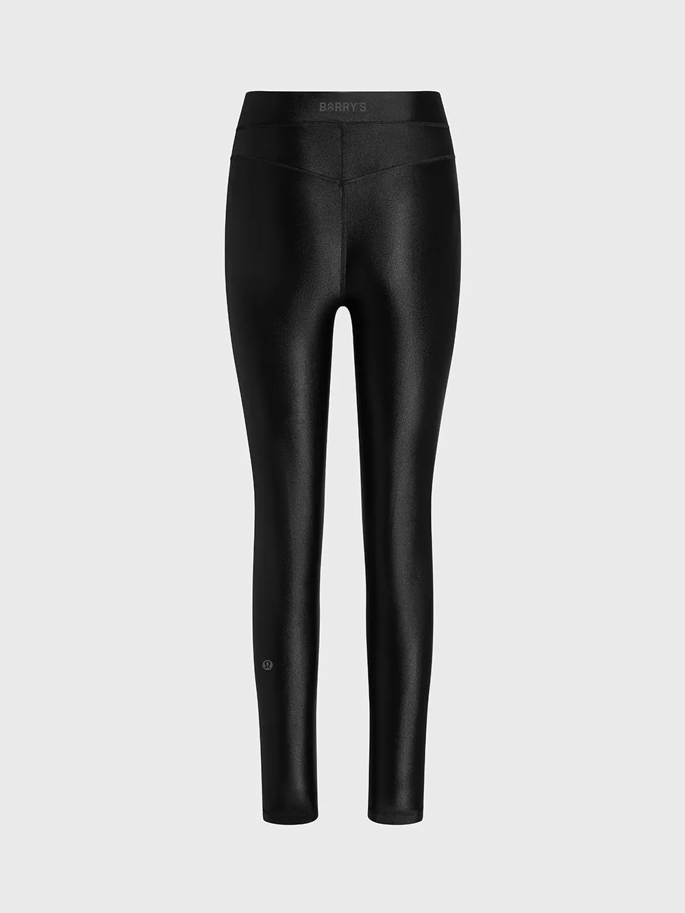 Relaxed Comfort Fit LULULEMON BLACK SHINE HR TIGHT 25" NO POCKETS