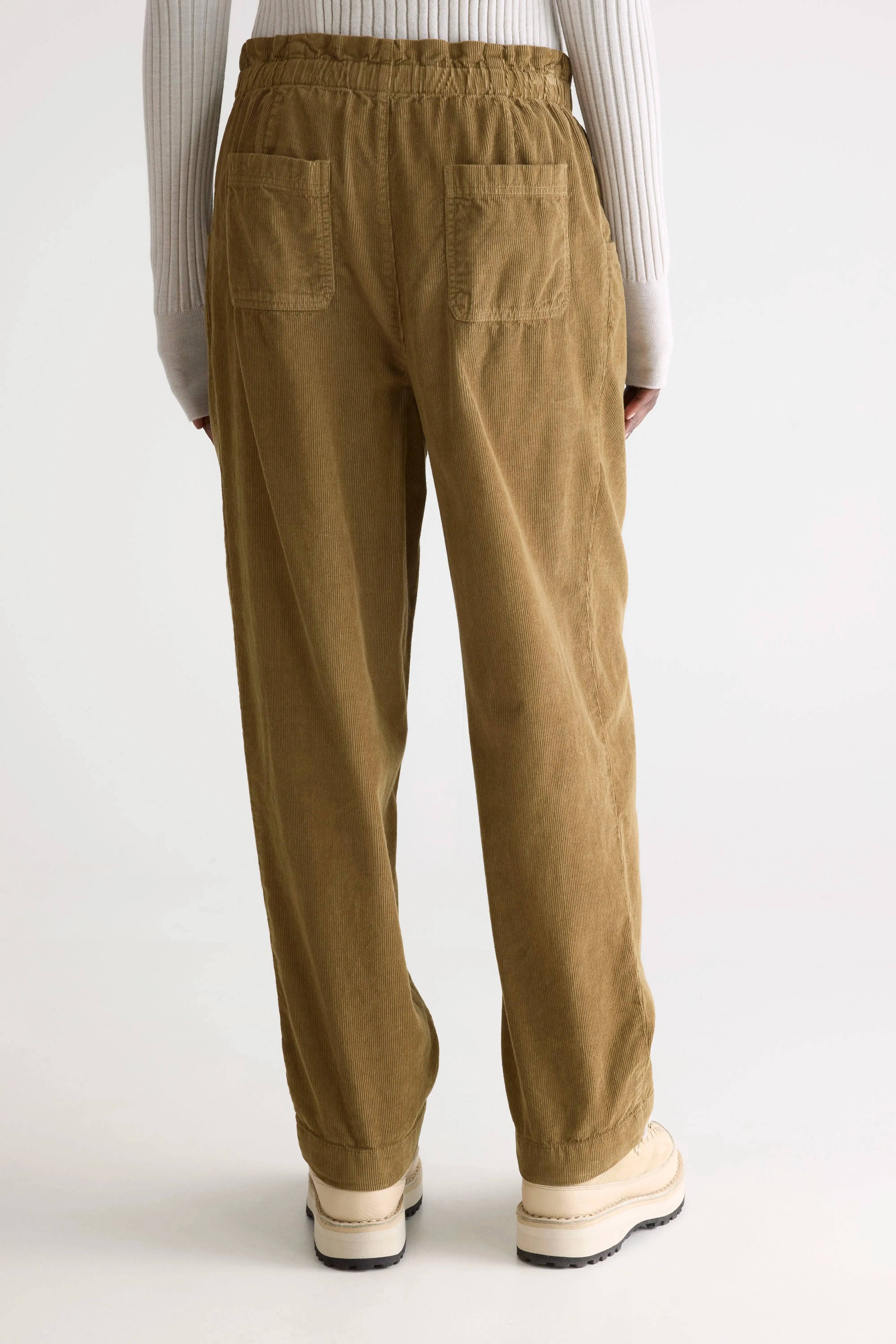 Anti Odor Technology Winona paperbag trousers (252 / W / TABAC)