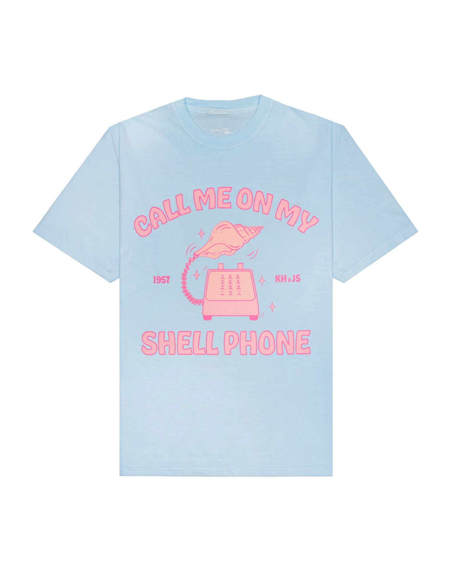 Call Me On My Shellphone S/S Tee Leisure Casual Lightweight Comfort
