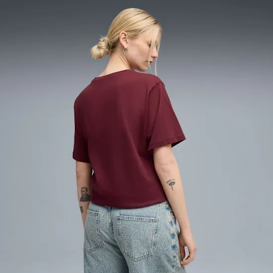 Puma Women's Essentials Relaxed Ruby Tee Temperature Control Fabric