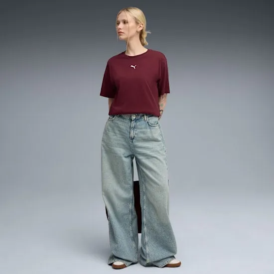 FadeResistantPrint Puma Women's Essentials Relaxed Ruby Tee