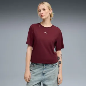 Classic Comfort Style Perfect For Relaxing Puma Women's Essentials Relaxed Ruby Tee