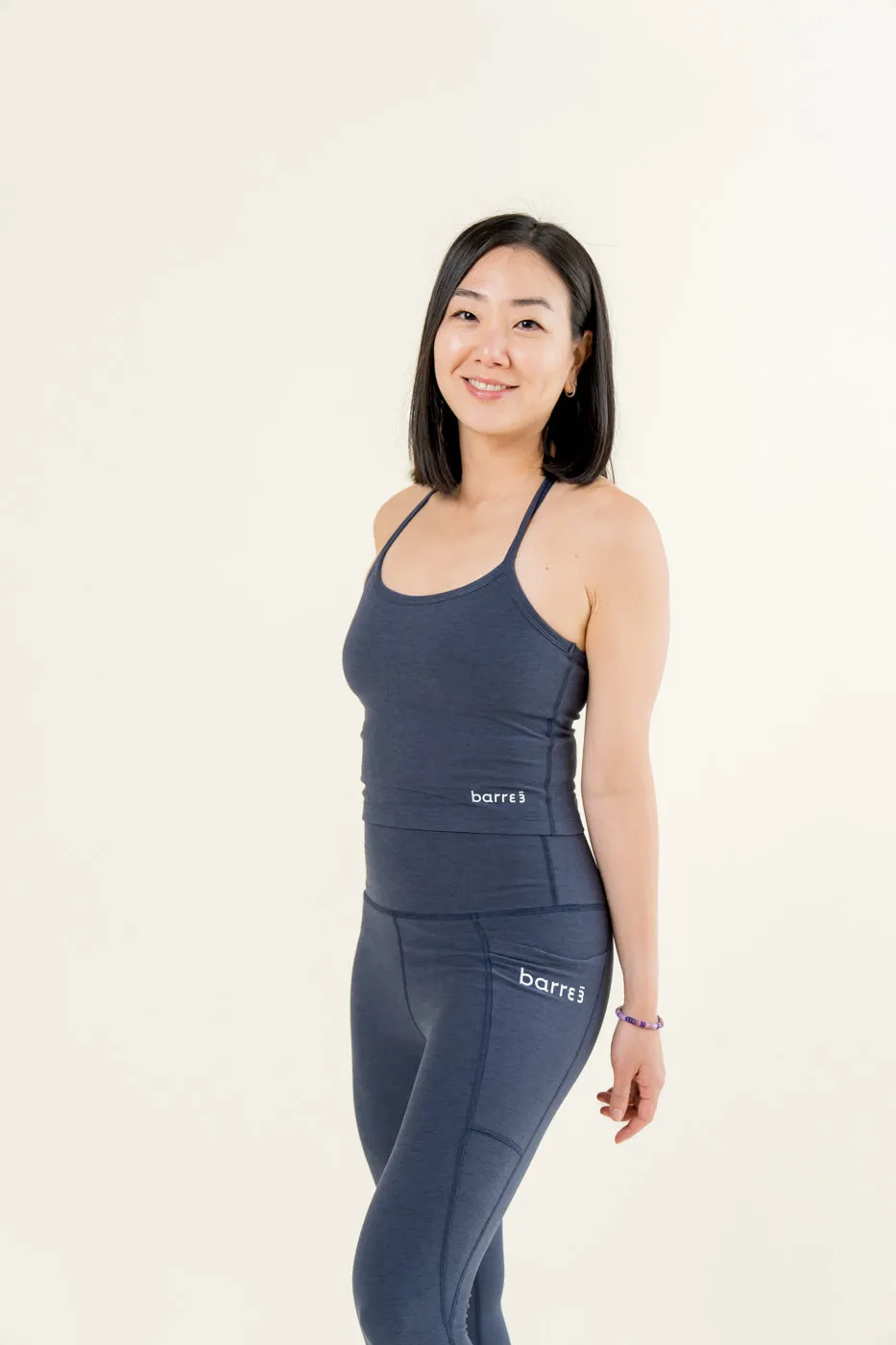Spacedye Slim Racerback Cropped Tank Ventilation Panels