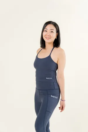 Planet Glow Spacedye Slim Racerback Cropped Tank