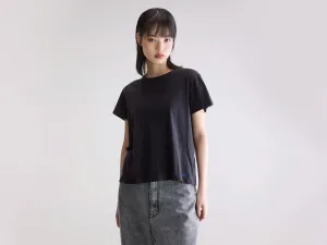 Flattering Design Easy and Relaxed Covi short-sleeve t-shirt (252 / W / OFF BLACK)